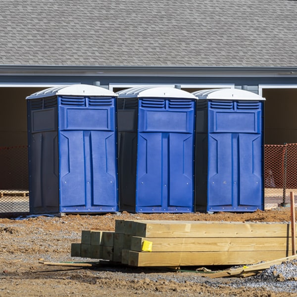 how often are the porta potties cleaned and serviced during a rental period in Atwood Oklahoma